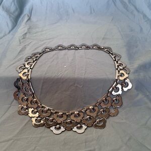 Stella & Dot Silver Alexandria Link Collar Necklace